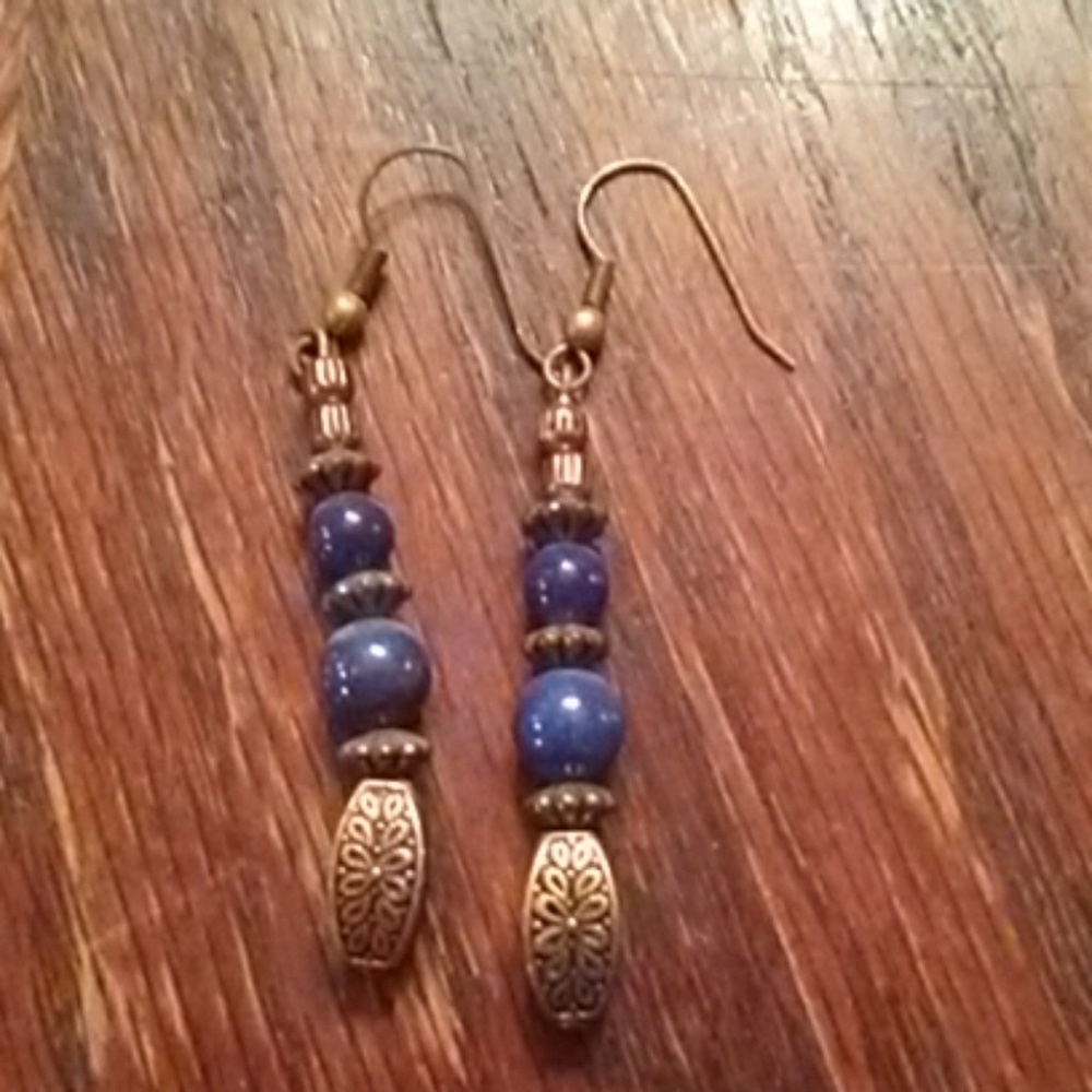 Blue earrings